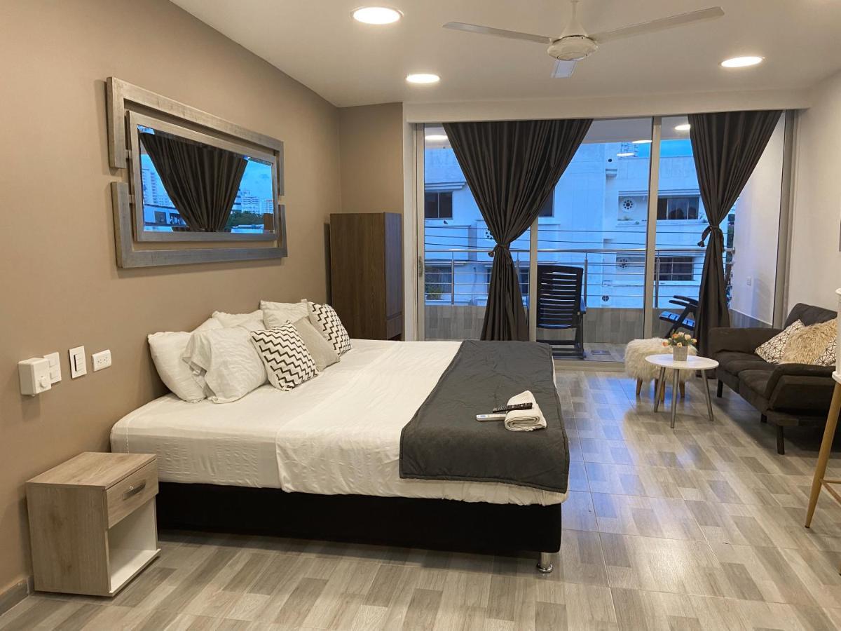 Aparta Estudio En El Edificio Bahia 79 Apartasuites Cartagena ภายนอก รูปภาพ
